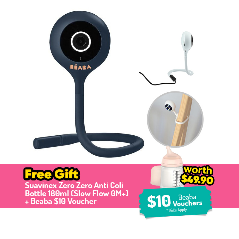 Beaba Video Baby Monitor Zen Connect + FREE GIFT